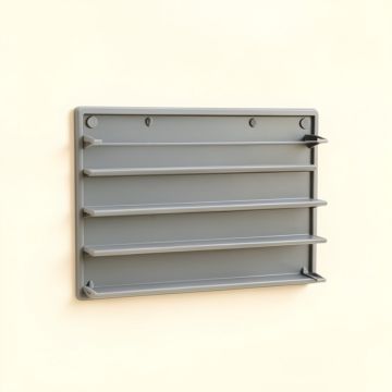 Linden Bluff Empty Wall-Mounted Tool Organizer Panel - Gray (synthetic illustration; no displayed measurements)