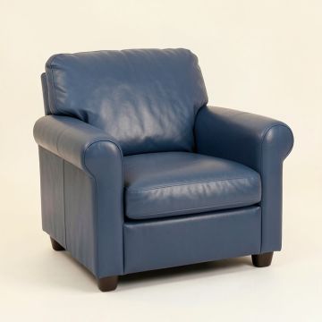 Pranzal 64 '' Leather Match Tuxedo Arm Loveseat (synthetic illustration; no displayed measurements)