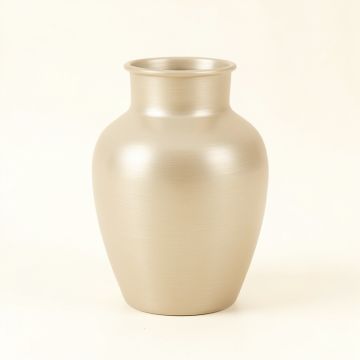 River Arc Empty Decorative Vase - Beige (synthetic illustration; no displayed measurements)