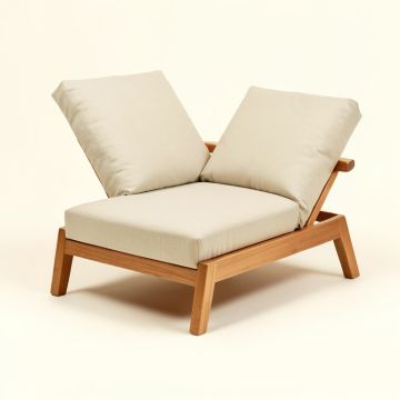 Tejeda Round Arms Chaise Lounge (synthetic illustration; no displayed measurements)