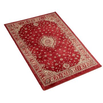 Volz Power Loom Red Rug
