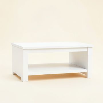 Willow Crest Narrow Outdoor Storage Bench - White (synthetic illustration; no displayed measurements)
