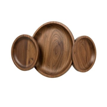 `` Eat '' Plates On Wood Wall Décor