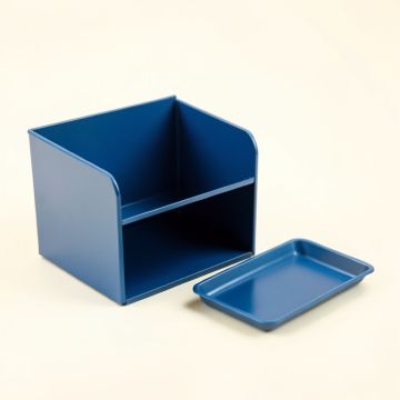 Glen Branch Empty Coffee-Station Organizer - Blue (synthetic illustration; no displayed measurements)