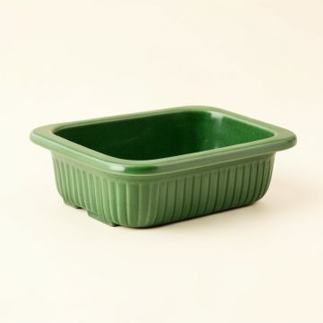 Heath Canyon Empty Railing Planter With Integral Brackets - Green (synthetic illustration; no displayed measurements)