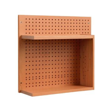 Spruce Bridge Empty Wall-Mounted Tool Organizer Panel - Terracotta