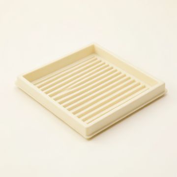 Cedar Field Empty Under-Desk Cable Tray - Ivory (synthetic illustration; no displayed measurements)