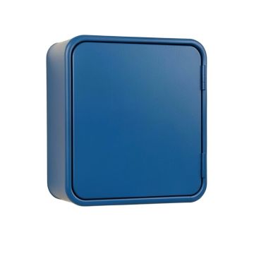 Dune Bend Wall-Mounted Laundry Cabinet - Blue