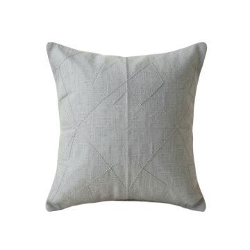 Oak Bend Filled Accent Pillow - Gray