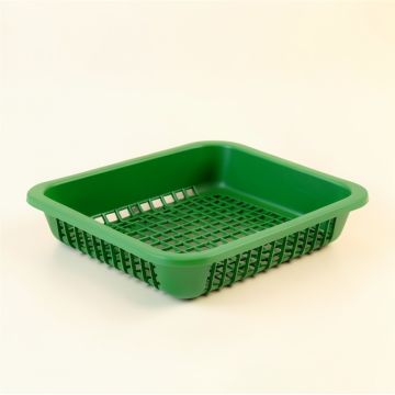 Elm Edge Empty Under-Desk Cable Tray - Green (synthetic illustration; no displayed measurements)