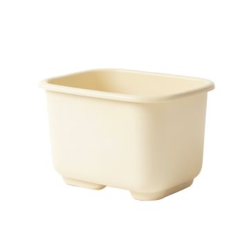 Alder Crest Empty Raised Planter - Ivory