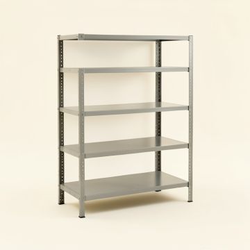 Aspen Bridge Empty Seed-Starting Shelving Unit Without Lights - Gray (synthetic illustration; no displayed measurements)