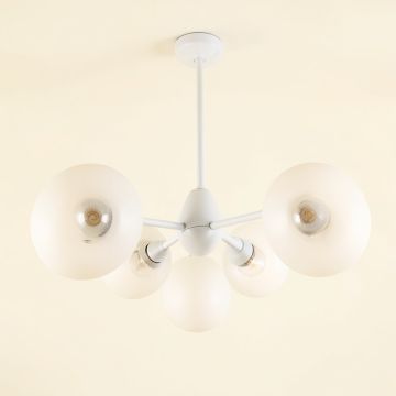 Lyra 6-Light Unique / Statement Globe Chandelier (synthetic illustration; no displayed measurements)