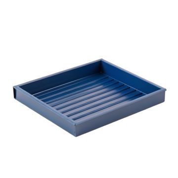 Birch Crossing Empty Under-Desk Cable Tray - Blue