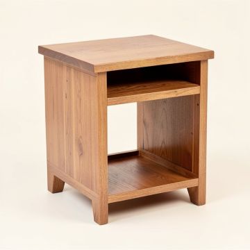 Wilfredo Solid Wood End Table With Storage (synthetic illustration; no displayed measurements)