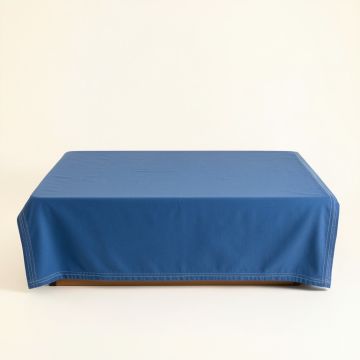 Maple Edge Flat Bed Sheet - Blue (synthetic illustration; no displayed measurements)
