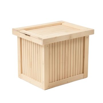 Birch Branch Closed Outdoor Storage Box - Beige (synthetic illustration; no displayed measurements)