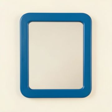Alder Bend Framed Wall Mirror - Blue (synthetic illustration; no displayed measurements)