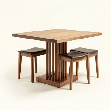 Lundell Bistro 5 Piece Pub Table Set (synthetic illustration; no displayed measurements)
