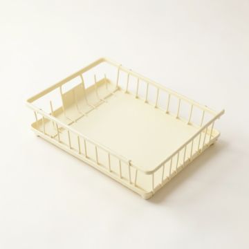 Linden Brook Empty Under-Desk Cable Tray - Cream (synthetic illustration; no displayed measurements)