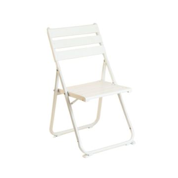 Shore Bend Folding Outdoor Chair - White