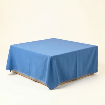 Bay Crossing Flat Bed Sheet - Blue (synthetic illustration; no displayed measurements)