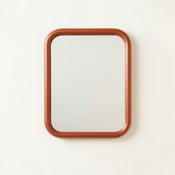 Elm Canyon Framed Wall Mirror - Terracotta (synthetic illustration; no displayed measurements)