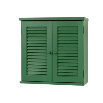 Sage Bridge Wall-Mounted Laundry Cabinet - Green