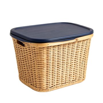 Cedar Bluff Laundry Hamper - Navy