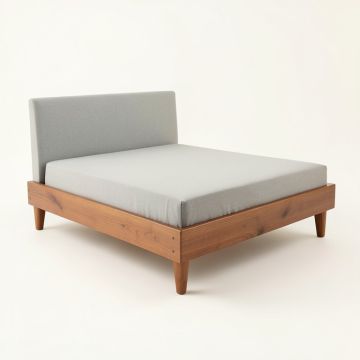 Abner Upholstered Sleigh Bed (synthetic illustration; no displayed measurements)