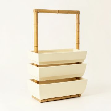 Spruce Crest Empty Vertical Garden Frame - Cream (synthetic illustration; no displayed measurements)