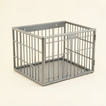 Dune Crossing Empty Furniture-Style Pet Crate - Gray (synthetic illustration; no displayed measurements)