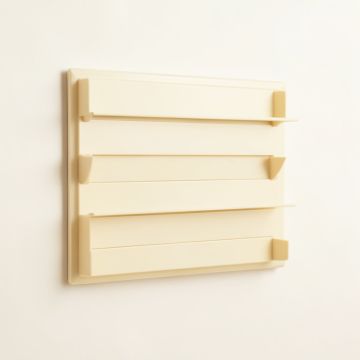 Flint Dale Empty Wall-Mounted Tool Organizer Panel - Ivory (synthetic illustration; no displayed measurements)