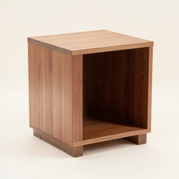 Tomo Sled End Table With Storage (synthetic illustration; no displayed measurements)