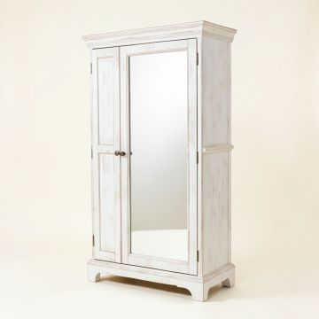 Kaniel Over The Door Jewelry Armoire With Mirror (synthetic illustration; no displayed measurements)