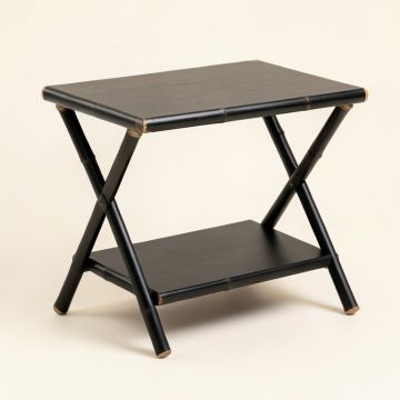 Flint Dell Side Table - Black (synthetic illustration; no displayed measurements)