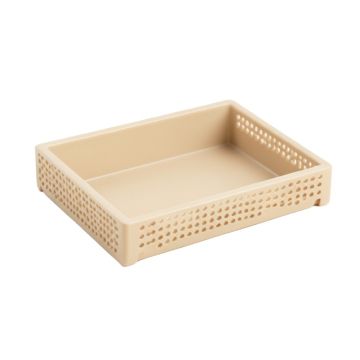 Wren Bend Empty Under-Desk Cable Tray - Beige