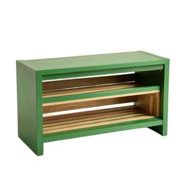 Maple Arc Shoe Storage Bench
