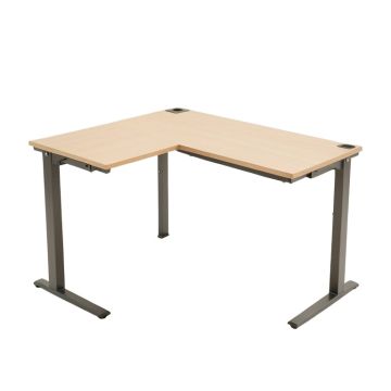 Series C Height Adjustable L-Shaped Standing Desk