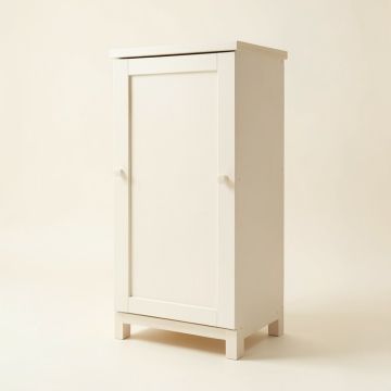 Wayfair Basics® 13.37 '' W X 27.63 '' H X 12 '' D Free-Standing Bathroom Cabinet (synthetic illustration; no displayed measurements)