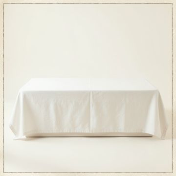 Shore Edge Flat Bed Sheet - White (synthetic illustration; no displayed measurements)
