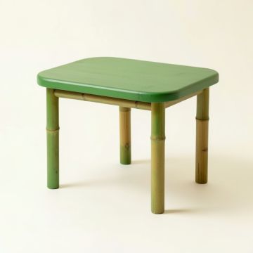 Ash Dell Compact Balcony Table - Green (synthetic illustration; no displayed measurements)