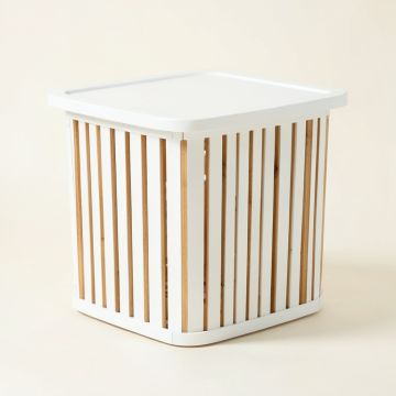 Spruce Bluff Laundry Hamper - White (synthetic illustration; no displayed measurements)