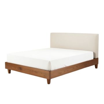 Frida Solid Wood And Upholstered Low Profile Standard Bed