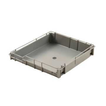 Bay Brook Empty Under-Desk Cable Tray - Gray
