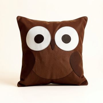 Owl Throw Pillow (synthetic illustration; no displayed measurements)