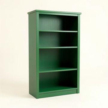 Dune Arc Freestanding Bookcase (synthetic illustration; no displayed measurements)