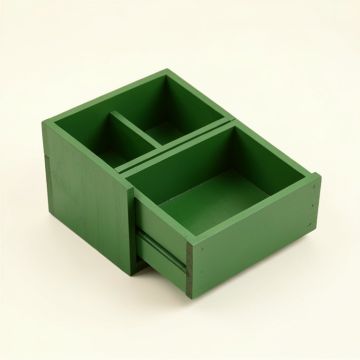 Dune Arc Empty Coffee-Station Organizer (synthetic illustration; no displayed measurements)