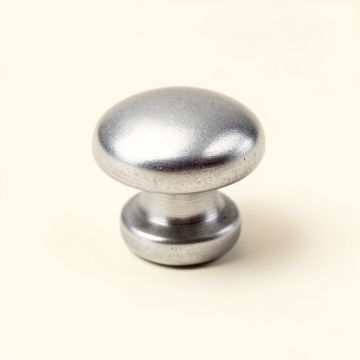 Reeded 1 1/4 '' Diameter Mushroom Knob (synthetic illustration; no displayed measurements)