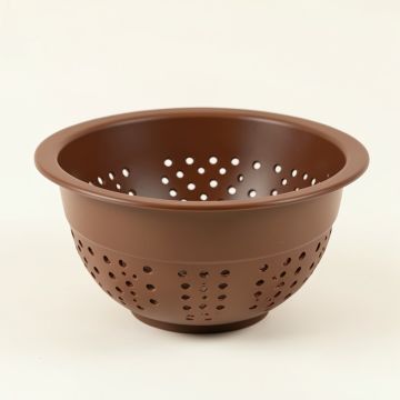 Kraus Kore Stainless Steel Wood 2 Piece Colander Set (synthetic illustration; no displayed measurements)